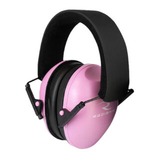 Radians LS0800CS Lowset Passive Earmuffs 21 dB NRR Pink/Black Over-the-Head