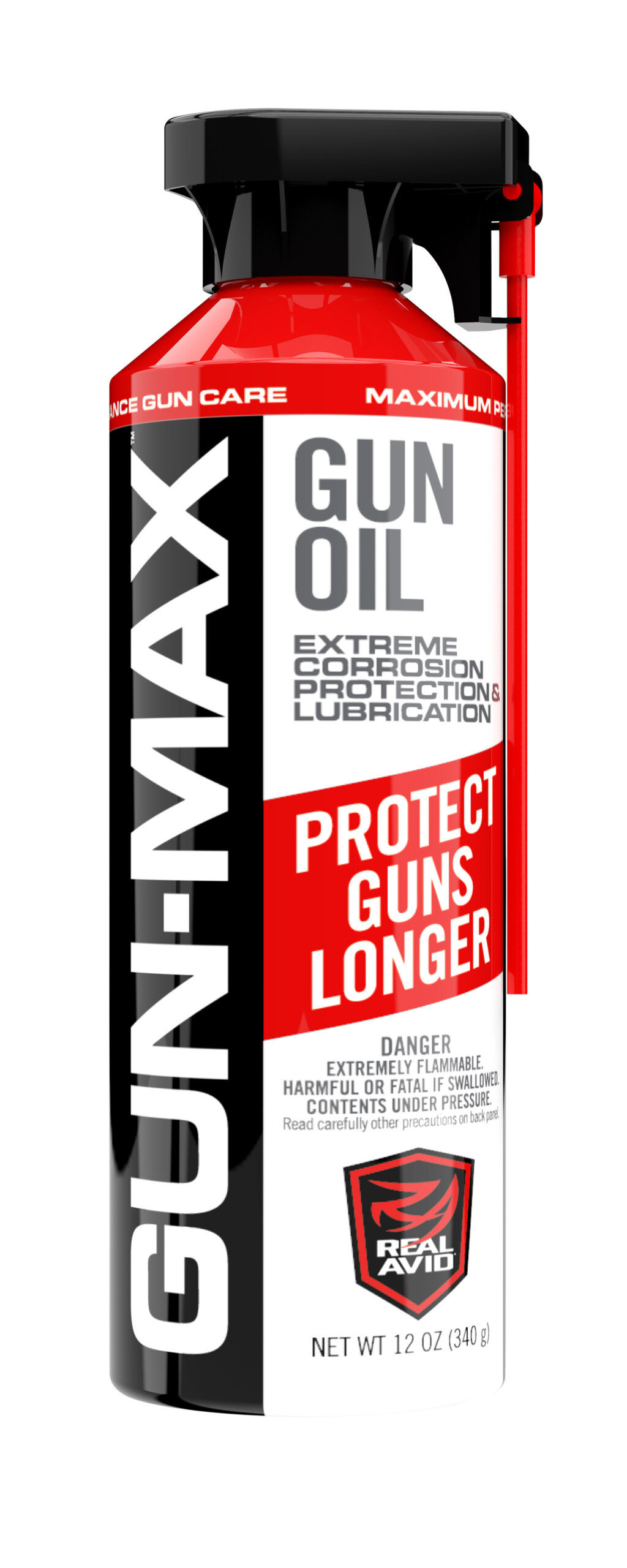 Real Avid Gun-Max Gun Oil Aerosol 12 oz