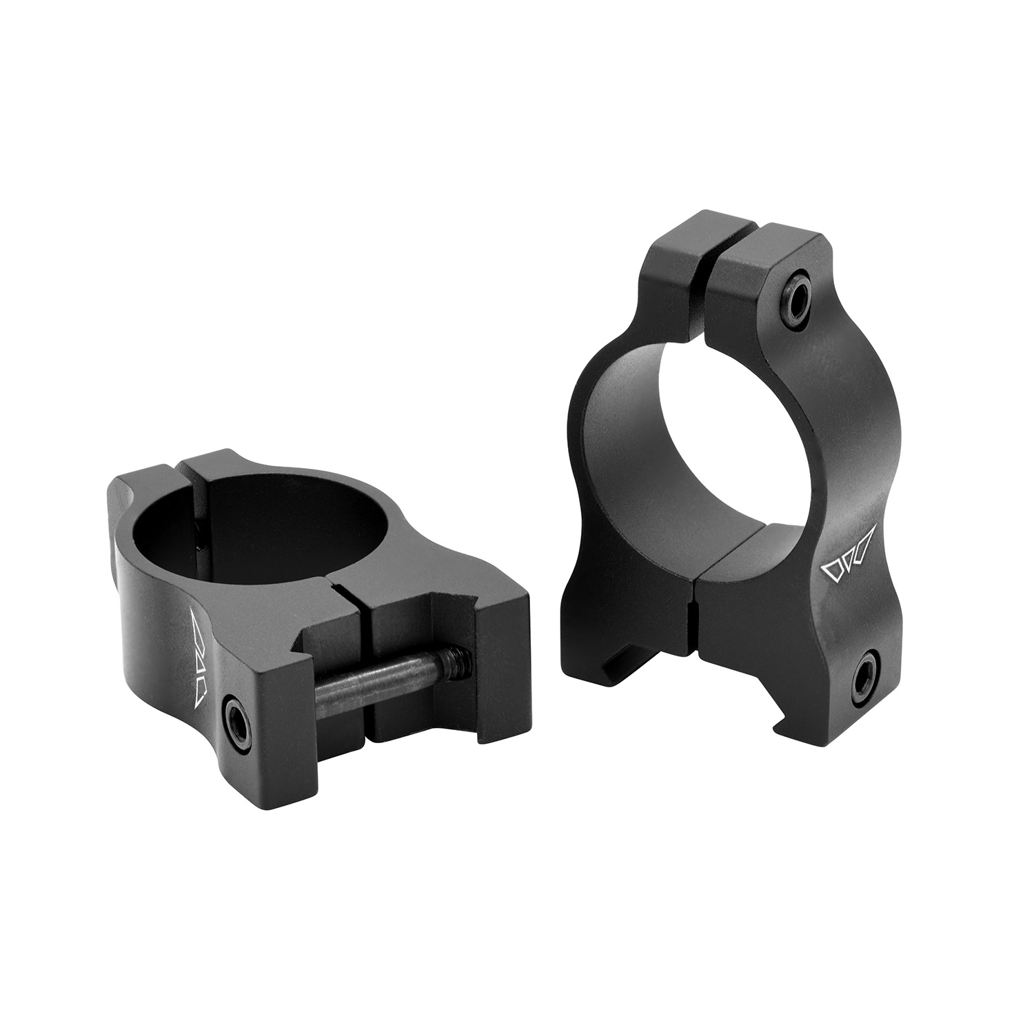 Warne V401M Vapor 1" Medium Matte Black Picatinny/Weaver Scope Rings