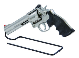 Lockdown Handgun Rack Black Vinyl-Coated Metal, Capacity 1, 3-Pack