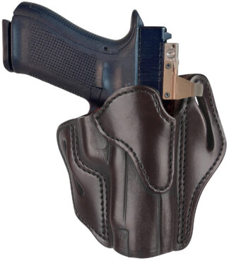 1791 Gunleather BH2.3 Optic Ready OWB Belt Slide Holster, Signature Brown Leather, Right-Hand