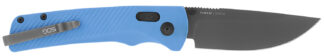 SOG Flash AT Assisted Opening Folding Knife 3.45in Cryo D2 Steel Blade/Civic Cyan Handle