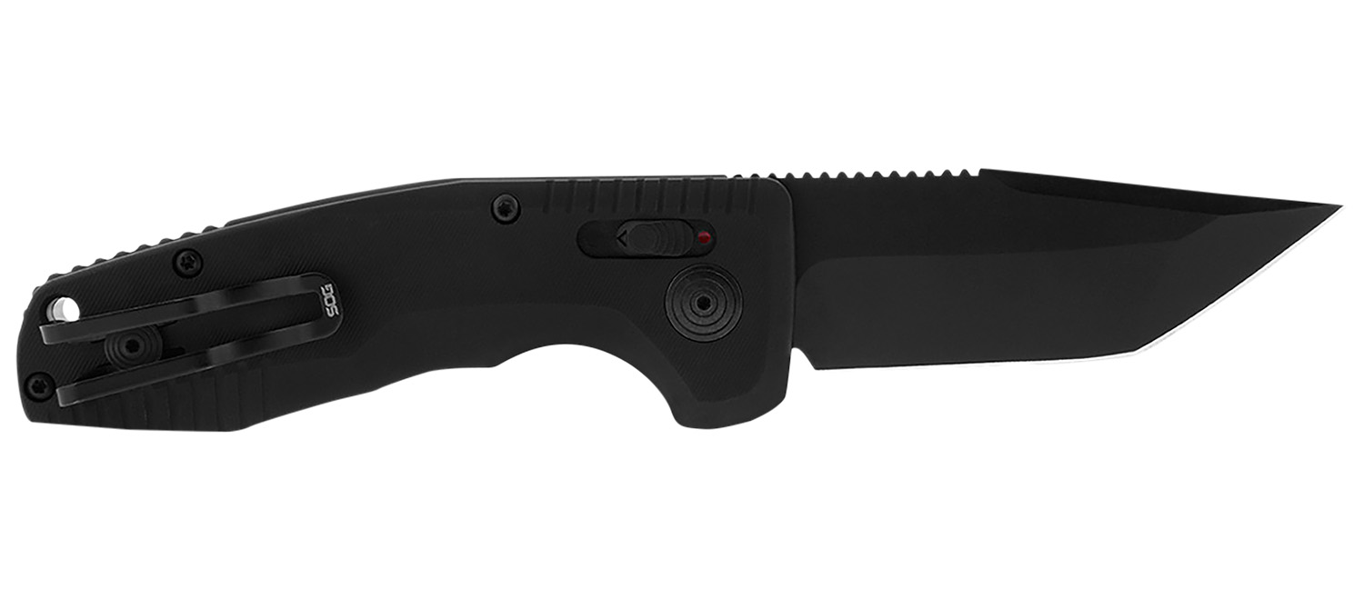 SOG SOG-TAC Auto Compact 2.94 in Folding Tanto Knife, Cryo D2 Blade