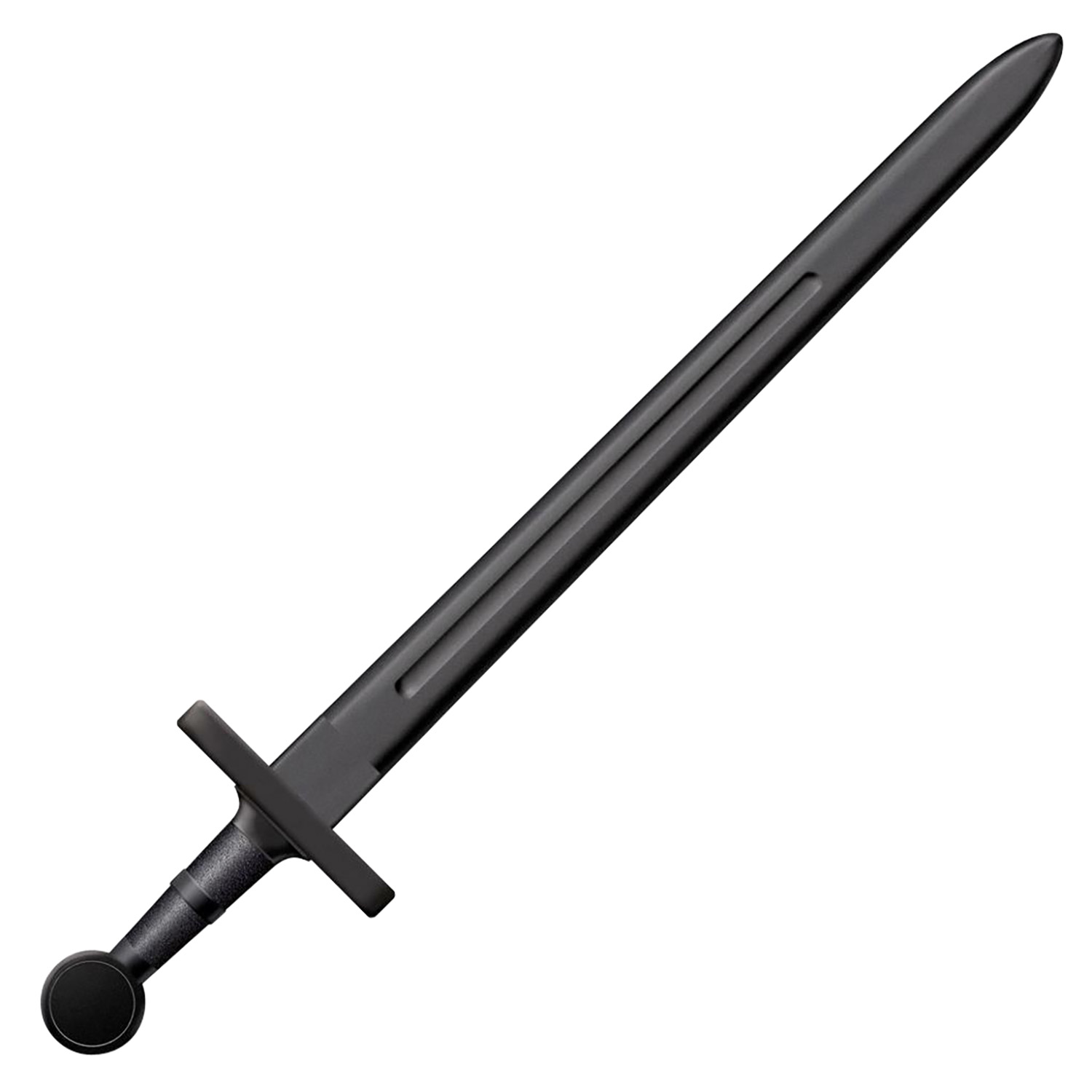 Cold Steel CS92BKS Medieval Training Sword 32.25 in Polypropylene Blade, Black Polypropylene Handle
