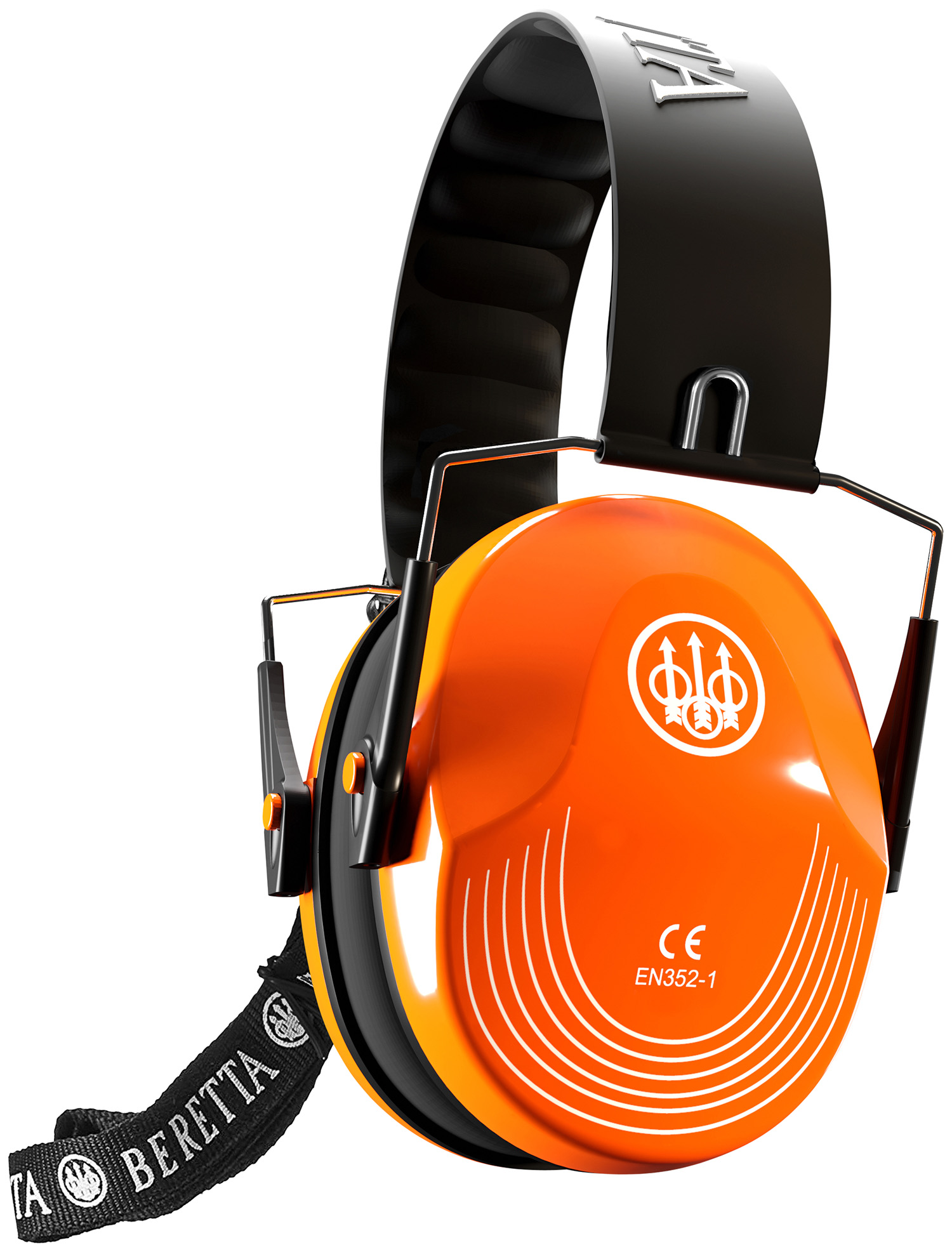 Beretta Safety Pro Earmuffs 25 dB SNR Florescent Orange/Black