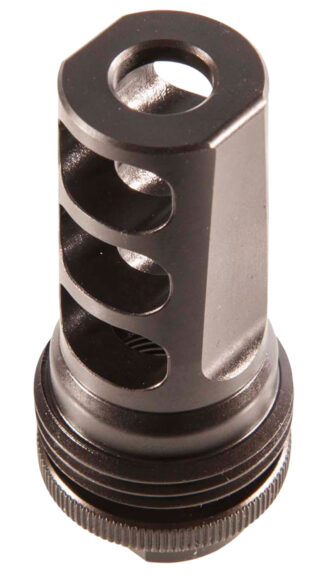 SilencerCo ASR Muzzle Brake .30 Carbine 3-Port 5/8-24 Tpi Black Steel
