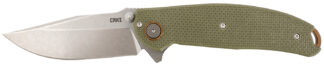 Columbia River CRKT 2471 Butte Folding Knife 3.36 in D2 Blade, ODG G10 Handle