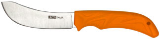 AccuSharp Butcher Knife 4 in 420 Stainless Steel Blade, Blaze Orange Rubber Grip