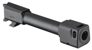 Springfield Armory Hellcat 3.8" Threaded 9mm Barrel Kit W/ Self-Indexing Compensator, Black Melonite