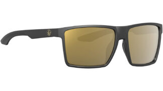 Leupold DeSoto Bronze Mirror Lens Sunglasses, In-Fused Polarization, Shatterproof, Matte Black Frame