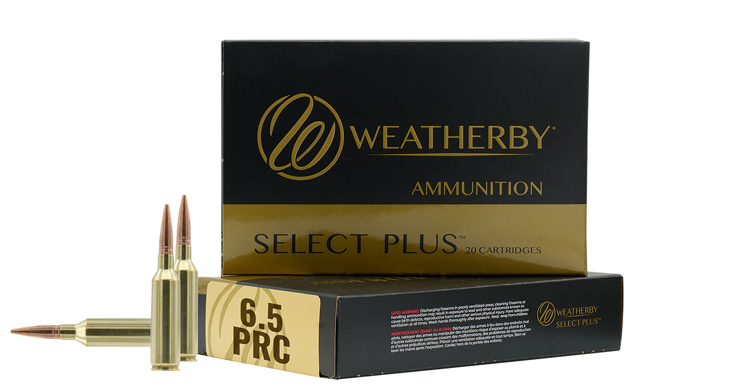 Weatherby Select Plus 6.5 PRC 124 gr Hammer Custom 20 Rounds Per Box