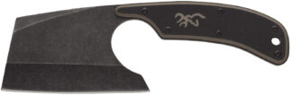 Browning Cutoff Camp Cleaver 2.50 in Fixed Cleaver Knife, 9Cr14MoV SS Blade
