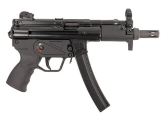 MAC 12750005 5K 9mm Luger 30+1 5.80" Black Phosphate Steel Threaded Barrel, Black Phosphate Optics Ready Receiver/Frame, Black Grip, Ambidextrous