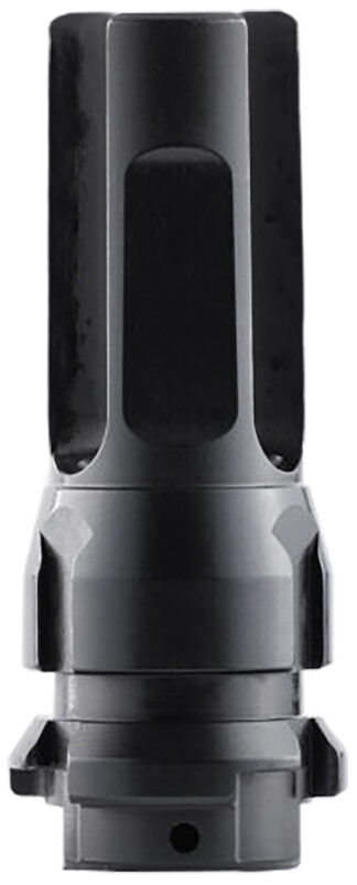 Dead Air KeyMo .22 Cal Flash Hider, 1/2x28 Threads, 2.7" OAL, Black Nitride 4140 HT Steel