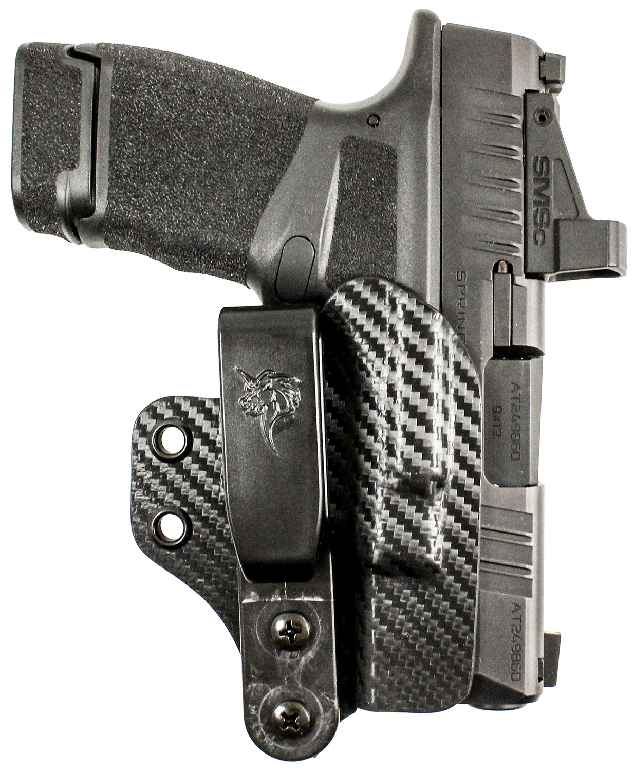 DeSantis Lifeguard IWB Holster, Carbon Fiber Finish, Black, Fits Springfield Hellcat