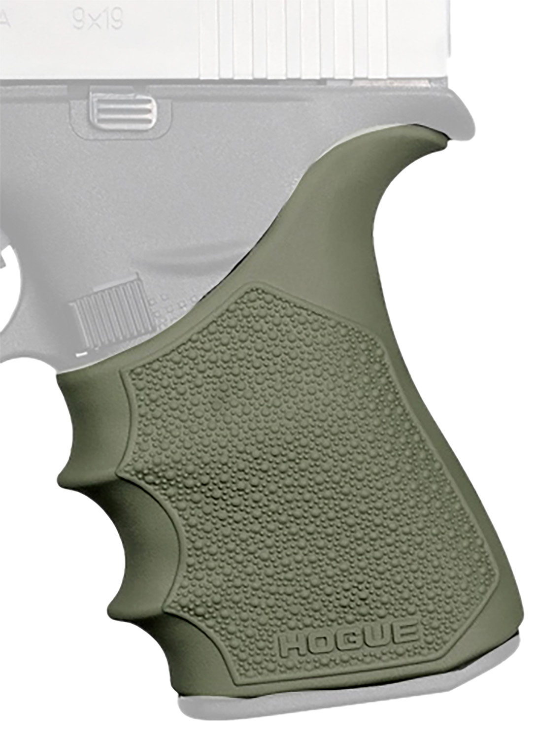 Hogue 18211 Grip Sleeve Handall Beavertail, OD Green Rubber