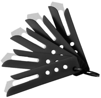 Hogue Expel Blade Guard Kit for Expel Scalpel, Black Nylon (Includes 5 #60 Blades & Key Ring)