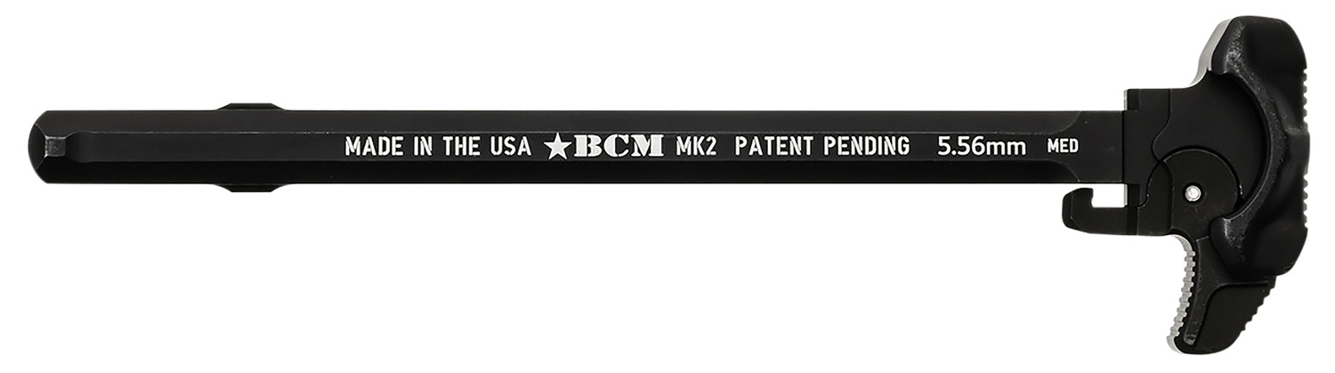 Bravo Company Mfg (BCM) Asymmetric MK2 Charging Handle, Medium Style, Black 7075 T-6 Aluminum