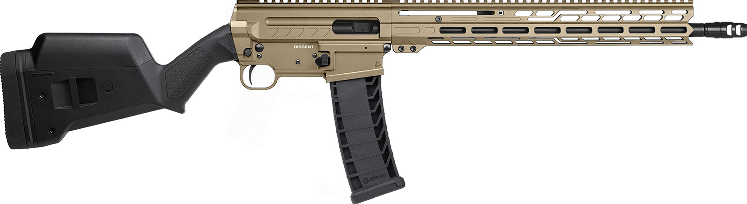 CMMG Dissent BR4 9mm 10+1 16.1 in Radial Delayed Blowback Coyote Tan/Black