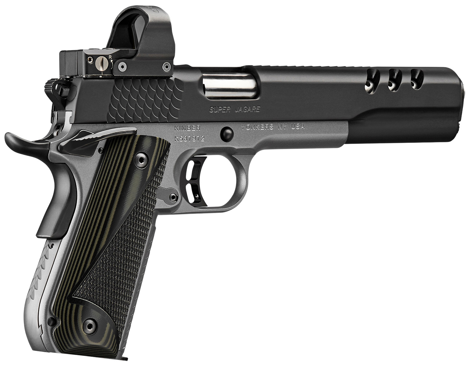 Kimber Super Jagare 10mm Auto Single Action Semi-Auto Pistol, 6 in, 8+1
