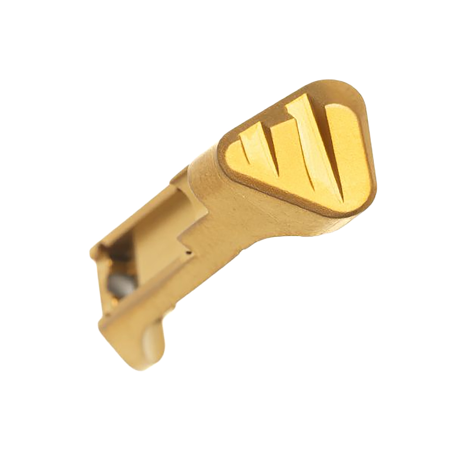 Tyrant CNC Extended Magazine Release for SIG P365, Matte Gold Stainless Steel