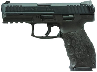 HK 81001161 VP40 40 S&W 10+1 4.09" Black Steel Barrel, Black Cerakote Serrated Steel Slide, Black Polymer Frame w/Picatinny Rail, Black Interchangeable Backstrap Grip