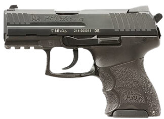 HK 81001108 P30SK V3 Sub-Compact Frame 9mm Luger 10+1 3.27" Black Steel Barrel, Black Cerakote Serrated Steel Slide, Black Polymer Frame w/Picatinny Rail, Ambidextrous