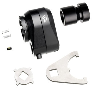 STERN DEFENSE Rapid Attach Buttstock Adapter AR Platform, Black, 7075 Aluminum/Steel, 6.1500 in