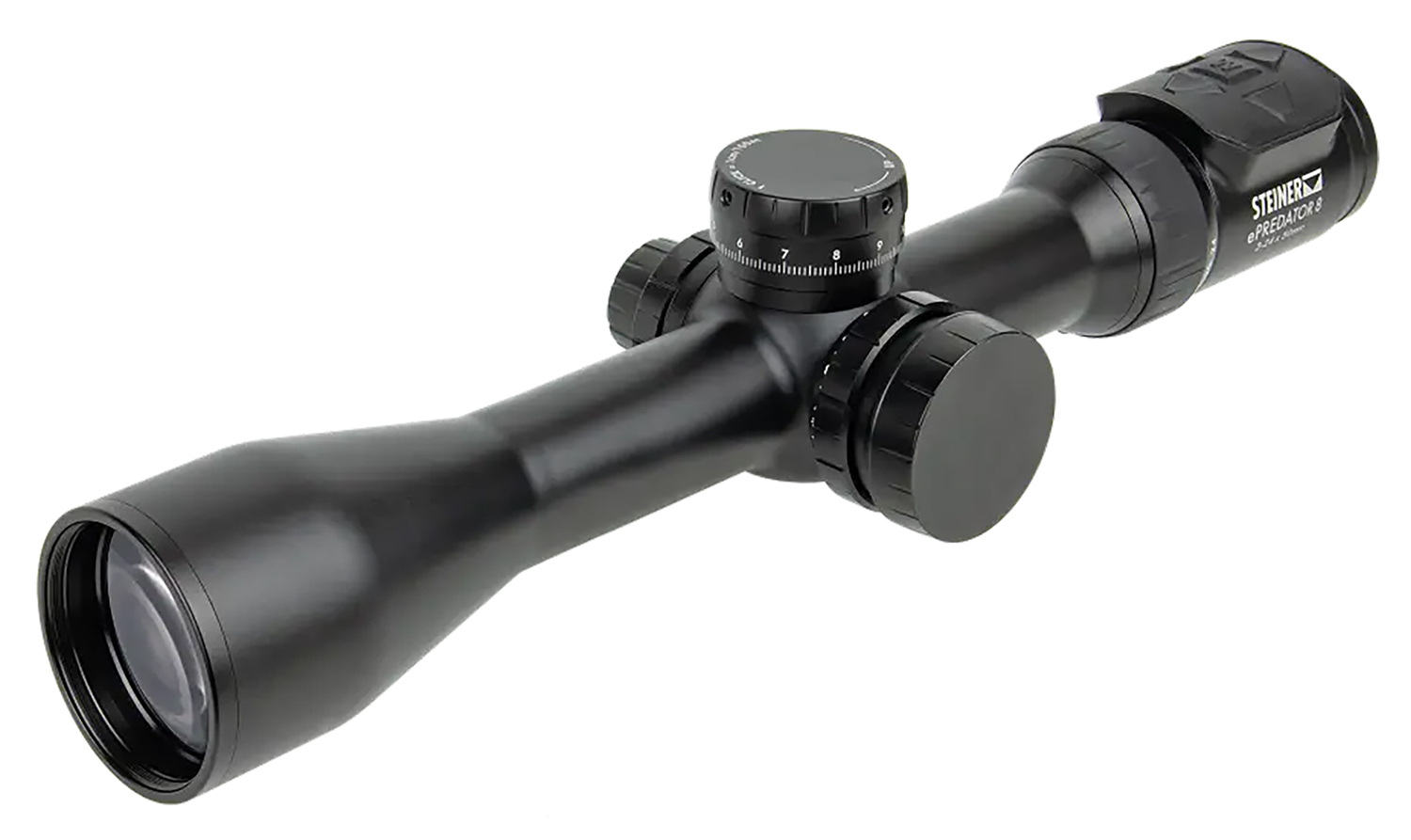 Steiner ePredator 8 3-24x50mm Rifle Scope, 34mm Tube, Illuminated 4A-I, Matte Black