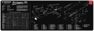 TekMat TEKR36REM700 Remington 700 Cleaning Mat 36 in Black/White