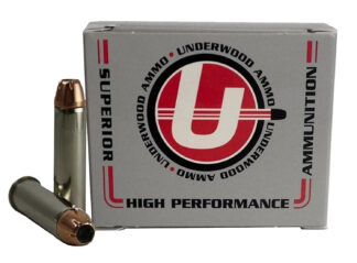Underwood Ammo 123 .357 Magnum 125 gr JHP Nickel-Plated Brass 20 Rounds Per Box