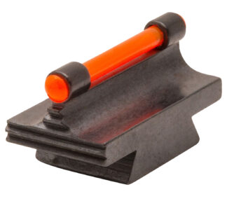 Truglo Front Rifle Sight Red Fiber Optic Black Frame 3/8" Dovetail, .343" High