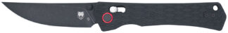 Cobratec Legacy Bar Lock Folding Knife 3.50 in D2 Steel Blade, Black TiCN