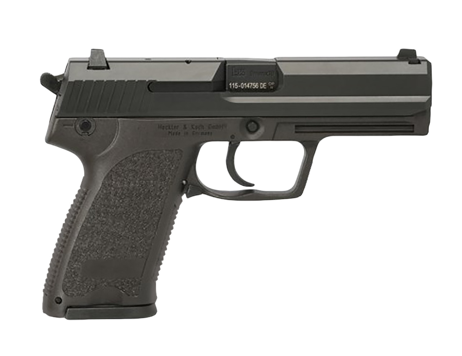 HK 81001072 P8A1 9mm Luger 15+1 16.50" Black Steel Barrel, Black Receiver