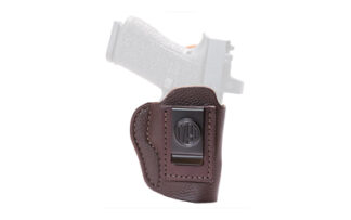 1791 Gunleather Fair Chase OR-LB IWB Deer Hide Holster, Optic Ready, Light Bearing, Size 3, Brown, RH