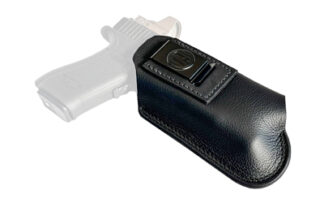 1791 Gunleather Optic Ready Light Bearing Smooth Concealment Holster for Glock 19, IWB, Right Hand, Black