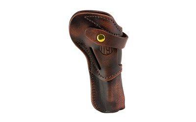 1791 Gunleather Single Action Holster for 5.5 in Barrel Revolvers, Ambidextrous, Vintage Brown Leather