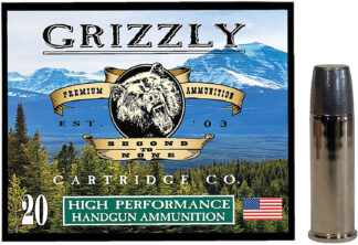 Grizzly Ammo GC44M19 .44 Magnum 320 gr Wide Long Nose Gas Check