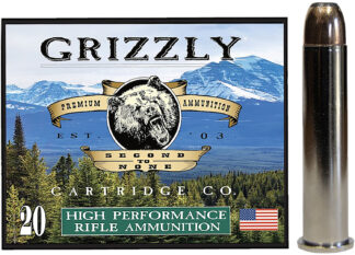 Grizzly Ammo GC45/70+P3 .45-70 Government 350 Gr Bonded Flat Point Ammo, 20 Rounds