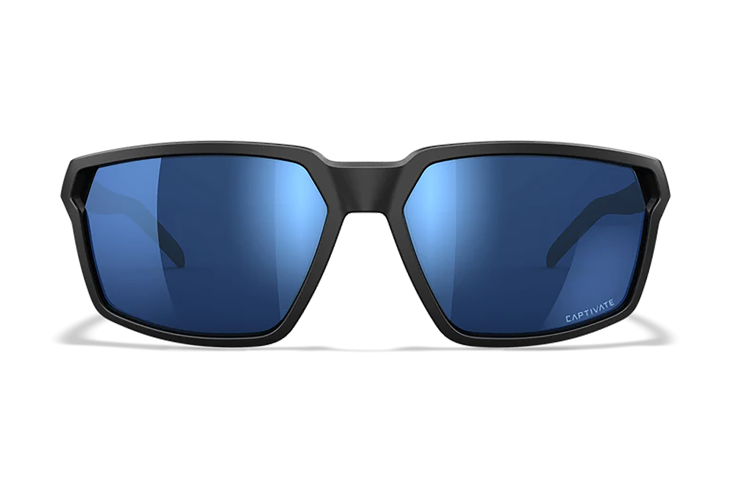 Wiley X WX Sierra AC6SRA09 M/L Blue Mirror Lens Polycarbonate Matte Black Frame