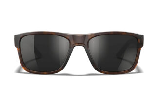 Wiley X Ovation AC6OVN15 Black Mirror Lens Polycarbonate Sunglasses, Matte Tortoise Frame