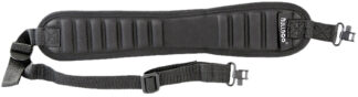 Bulldog Cases Ribbed Rifle Sling W/ Deluxe Locking Swivels, Black