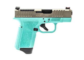 GForce Arms Rapture GF932512RN 9mm Semi-Auto Pistol 3.25 in Barrel 12+1 Robin Egg Blue/Nickel