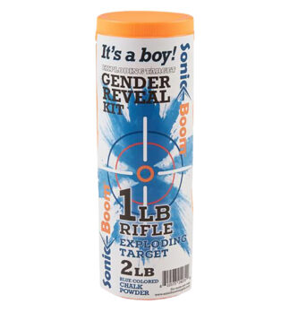 Sonic Boom Gender Reveal Kit 1 lb Target Exploding Canister