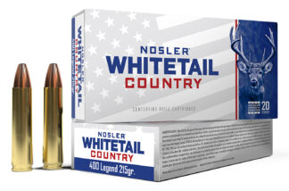 Nosler Whitetail Country .400 Legend 215 gr SW 20 Rounds