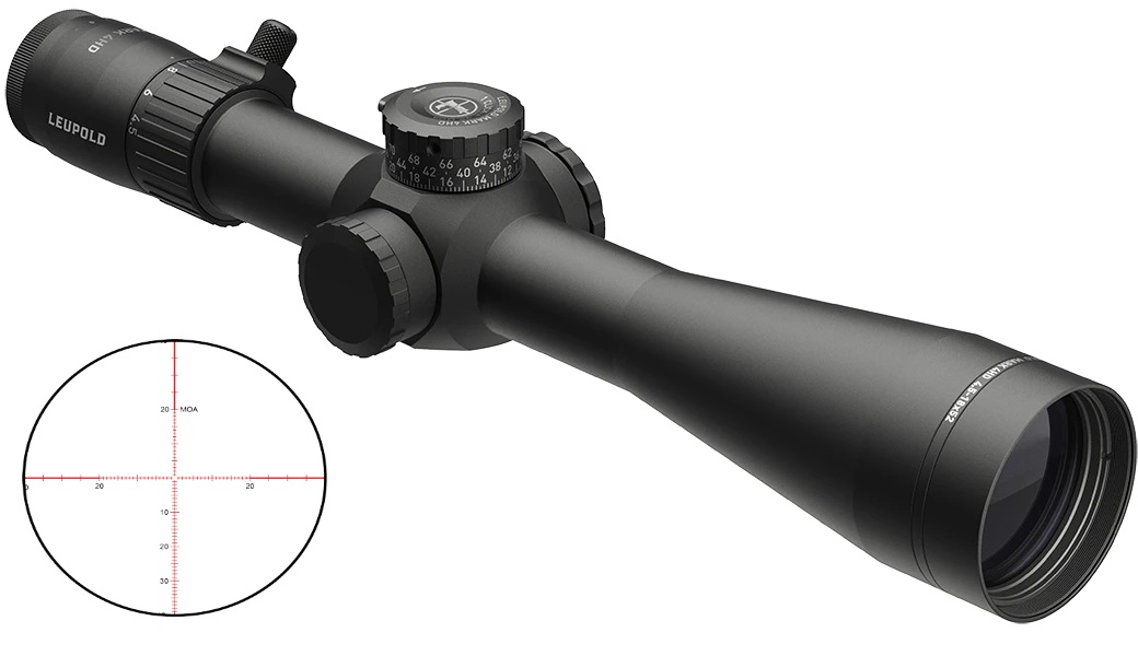 Leupold Mark 4HD 4.5-18x52mm Illuminated PR1-MOA Reticle 34mm Tube