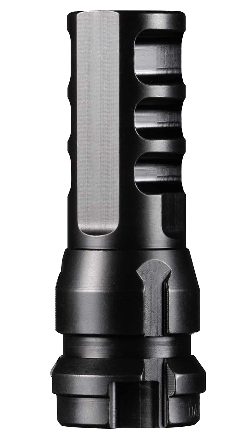 Dead Air Silencers KeyMo .338 Muzzle Brake, Black Nitride Finish, 4140 HT Alloy Steel, M18X1.5
