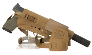 Cole-TAC Varmint Wrangler XL Chest Holster, Right-Hand, Coyote Brown