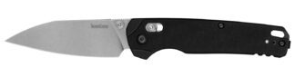 Kershaw Bel Air XL 3.40" Folding Knife, CPM MagnaCut Stonewashed Blade, Black G10 Handle