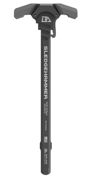BREEK Sledgehammer Short Charging Handle for AR-15/M16, Gray Aluminum